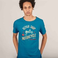 Dark Teal Printed Tshirt