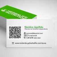 Tarjeta visitas herbalife